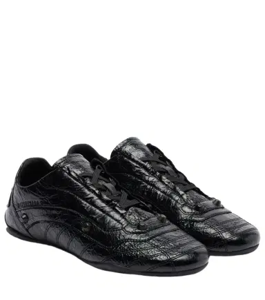 Balenciaga City leather sneakers | Thumbnail 1