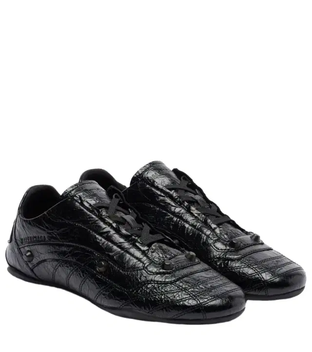 City leather sneakers