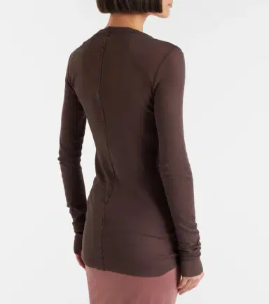 Rick Owens Cotton jersey top | Thumbnail 2