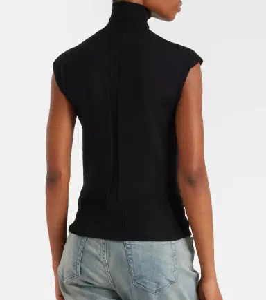 Rick Owens Virgin wool turtleneck top | Thumbnail 2 Rick Owens Virgin wool turtleneck top | Thumbnail 2