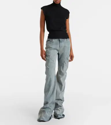 Rick Owens Virgin wool turtleneck top | Thumbnail 4 Rick Owens Virgin wool turtleneck top | Thumbnail 4