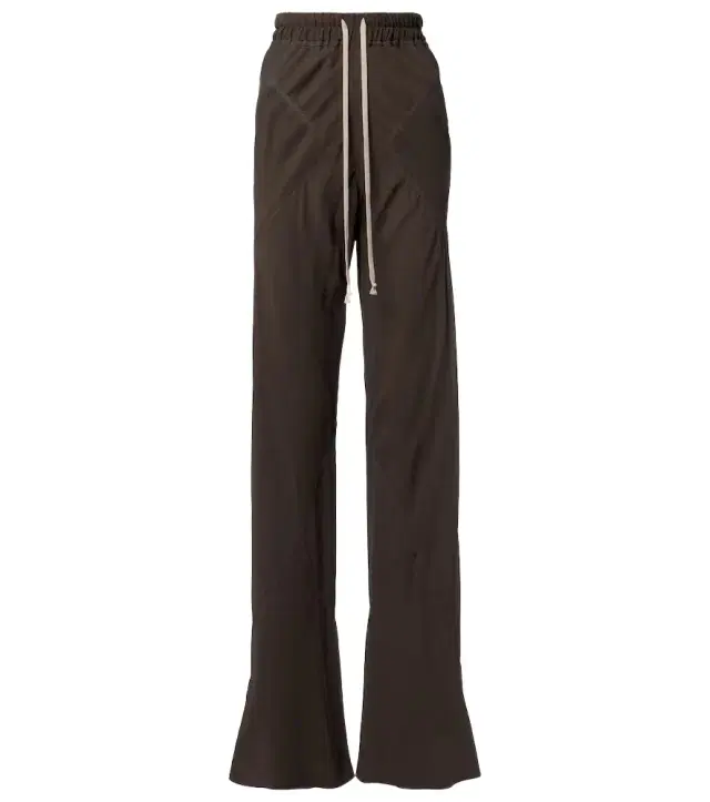 Silk charmeuse wide-leg pants