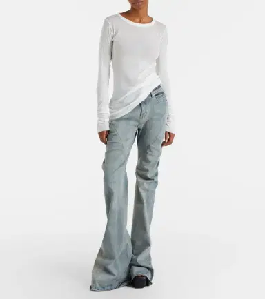 Rick Owens Cotton jersey top | Thumbnail 3