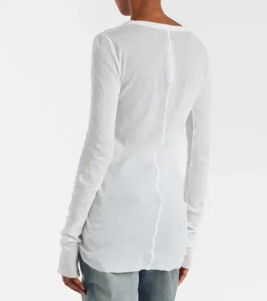 Rick Owens Cotton jersey top | Thumbnail 5