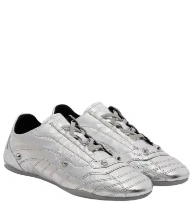 Balenciaga City metallic leather sneakers | Thumbnail 1 Balenciaga City metallic leather sneakers | Thumbnail 1