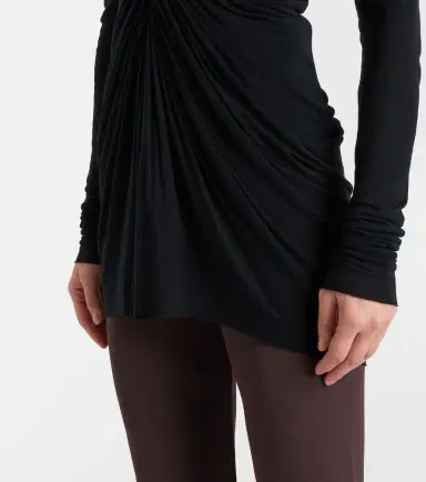 Rick Owens Gathered minidress | Thumbnail 2