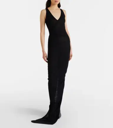 Rick Owens V Tank jersey maxi dress | Thumbnail 3