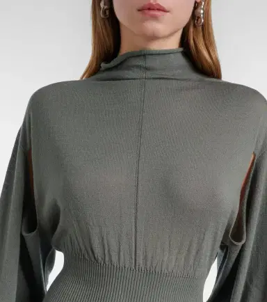 Rick Owens Con virgin wool maxi dress | Thumbnail 6 Rick Owens Con virgin wool maxi dress | Thumbnail 6