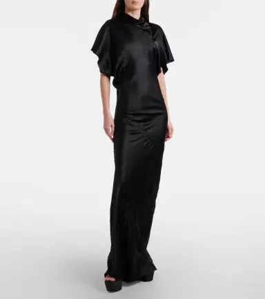 Rick Owens Seb draped satin gown | Thumbnail 2