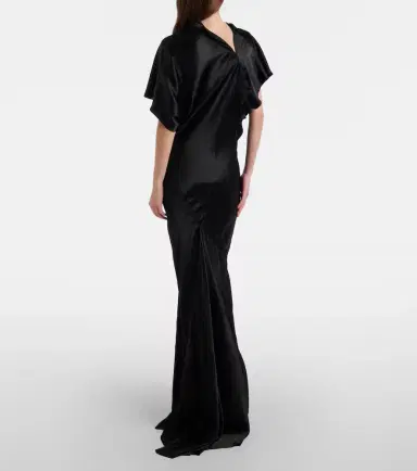 Rick Owens Seb draped satin gown | Thumbnail 3