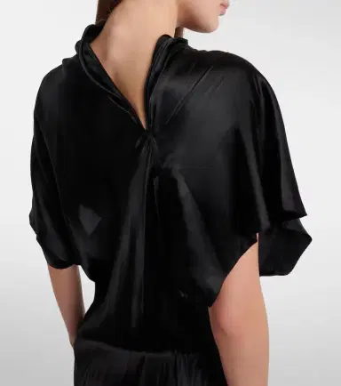 Rick Owens Seb draped satin gown | Thumbnail 4