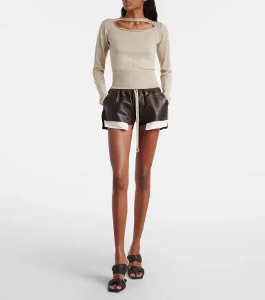 Rick Owens Cutout virgin wool top | Thumbnail 2