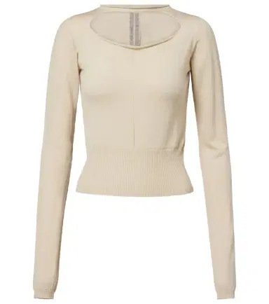 Rick Owens Cutout virgin wool top | Thumbnail 1