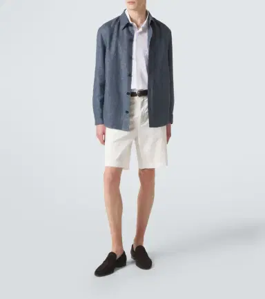 Zegna Cashmere, linen and silk overshirt | Thumbnail 3 Zegna Cashmere, linen and silk overshirt | Thumbnail 3