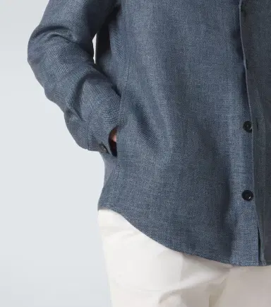Zegna Cashmere, linen and silk overshirt | Thumbnail 5 Zegna Cashmere, linen and silk overshirt | Thumbnail 5