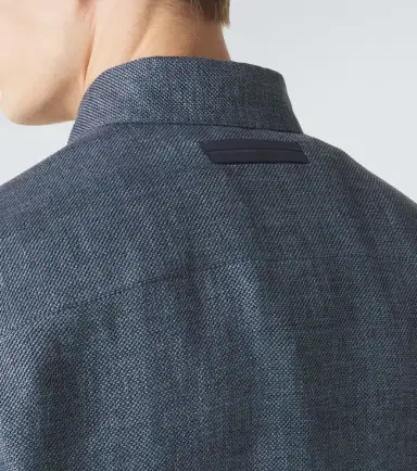 Zegna Cashmere, linen and silk overshirt | Thumbnail 7 Zegna Cashmere, linen and silk overshirt | Thumbnail 7
