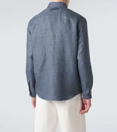 Zegna Cashmere, linen and silk overshirt | Thumbnail 8 Zegna Cashmere, linen and silk overshirt | Thumbnail 8