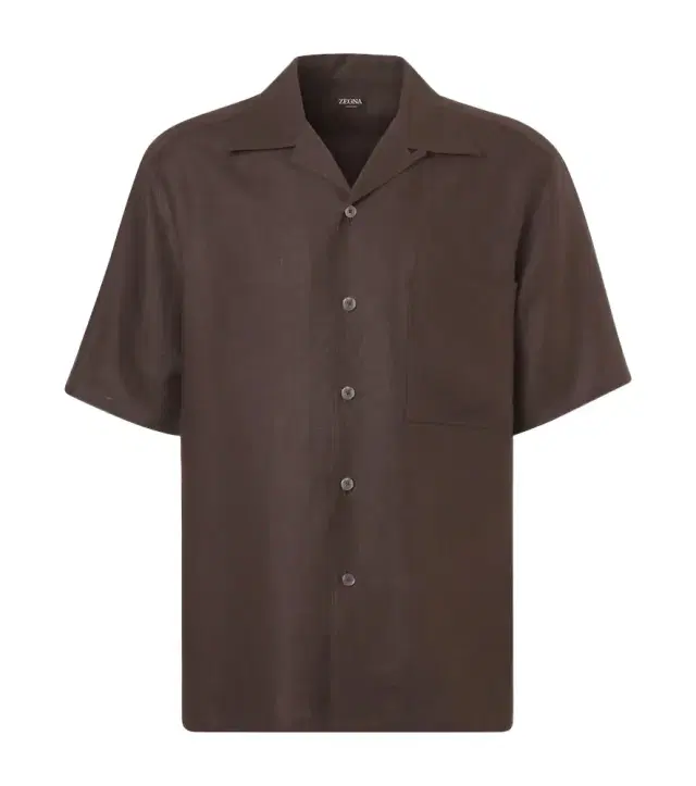Zegna Linen bowling shirt