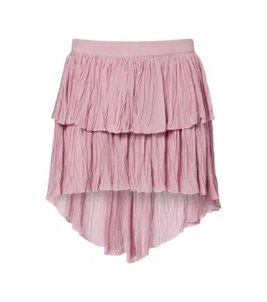 Blumarine Plissé tiered georgette miniskirt | Thumbnail 1