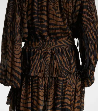 BLUMARINE Asymmetric ruffled printed miniskirt | Thumbnail 4 BLUMARINE Asymmetric ruffled printed miniskirt | Thumbnail 4