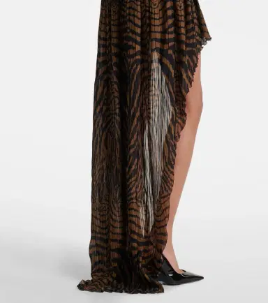 BLUMARINE Asymmetric ruffled printed miniskirt | Thumbnail 5 BLUMARINE Asymmetric ruffled printed miniskirt | Thumbnail 5