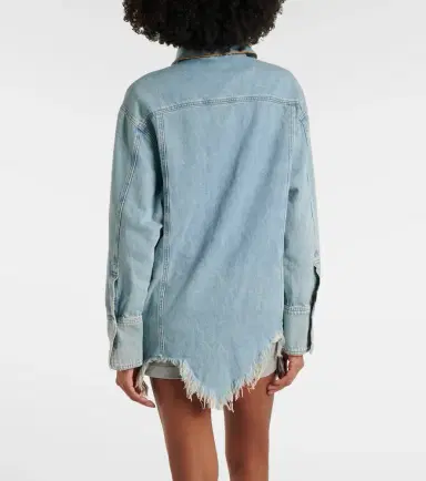 BLUMARINE Embroidered denim overshirt | Thumbnail 2 BLUMARINE Embroidered denim overshirt | Thumbnail 2