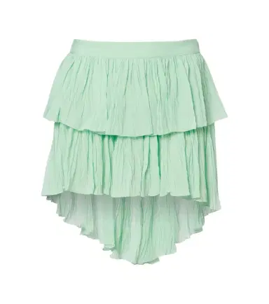 Blumarine Plissé tiered georgette miniskirt | Thumbnail 1