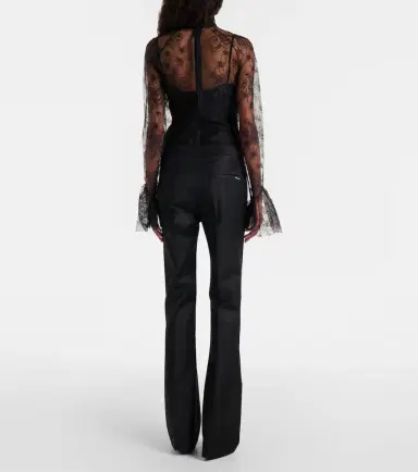 Blumarine Pleated flared pants | Thumbnail 2