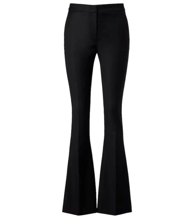 Pleated flared pants