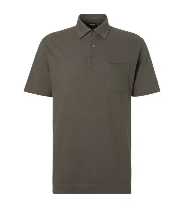 Zegna Cotton piqué polo shirt