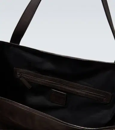 Zegna Leather duffel bag | Thumbnail 3