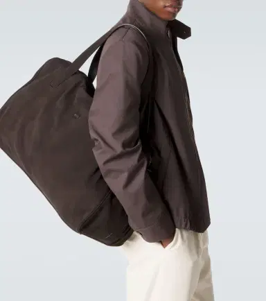 Zegna Leather duffel bag | Thumbnail 7