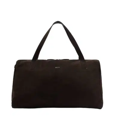 Zegna Leather duffel bag | Thumbnail 1