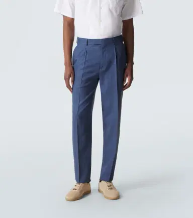Zegna Linen slim pants | Thumbnail 2