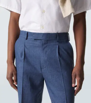 Zegna Linen slim pants | Thumbnail 3