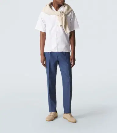 Zegna Linen slim pants | Thumbnail 5