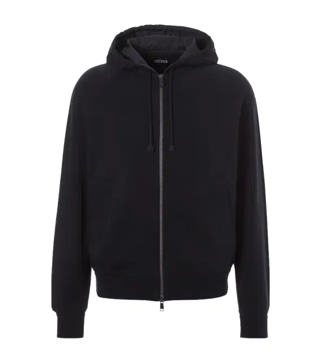 Zegna Cotton-blend hoodie