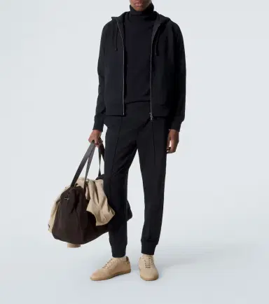 Zegna Cotton-blend sweatpants | Thumbnail 3 Zegna Cotton-blend sweatpants | Thumbnail 3