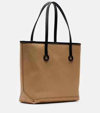 JW Anderson Leather-trimmed canvas tote bag | Thumbnail 3 JW Anderson Leather-trimmed canvas tote bag | Thumbnail 3