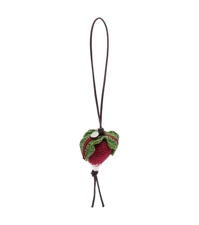 JW Anderson Radish knitted bag charm