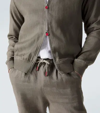 Kiton Linen bomber jacket | Thumbnail 2 Kiton Linen bomber jacket | Thumbnail 2