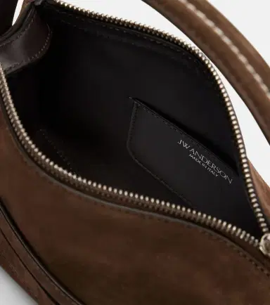 JW Anderson Loafer Small suede top-handle bag | Thumbnail 2