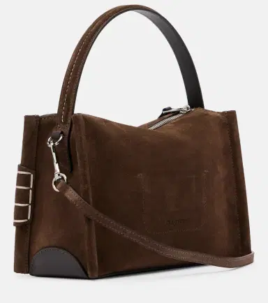 JW Anderson Loafer Small suede top-handle bag | Thumbnail 3