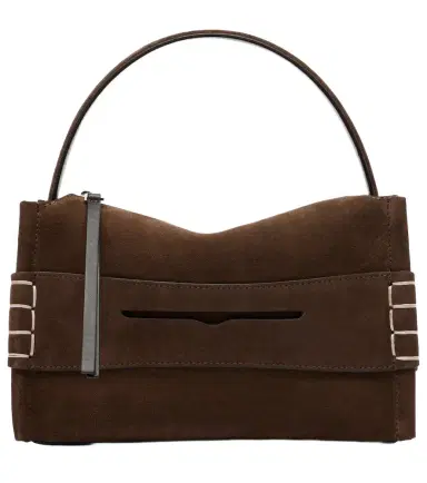 JW Anderson Loafer Small suede top-handle bag | Thumbnail 1