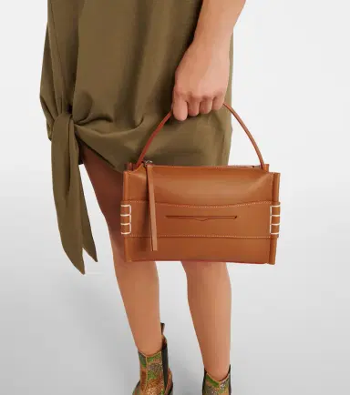 JW Anderson Loafer leather top-handle bag | Thumbnail 5