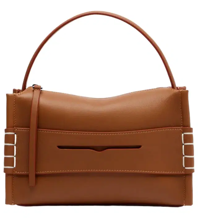 JW Anderson Loafer leather top-handle bag