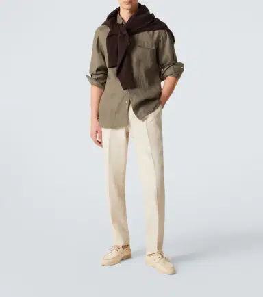 Kiton Linen shirt | Thumbnail 6 Kiton Linen shirt | Thumbnail 6