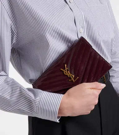Saint Laurent Cassandre Envelope leather wallet on chain | Thumbnail 6 Saint Laurent Cassandre Envelope leather wallet on chain | Thumbnail 6