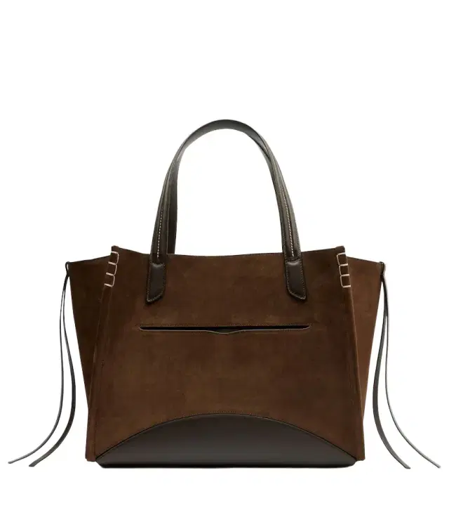 JW Anderson Loafer Cabas Large suede tote bag