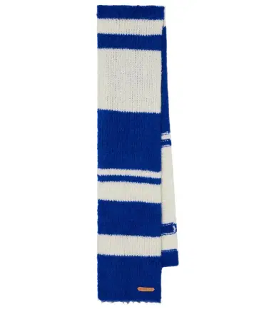 JW Anderson Striped alpaca-blend scarf | Thumbnail 1